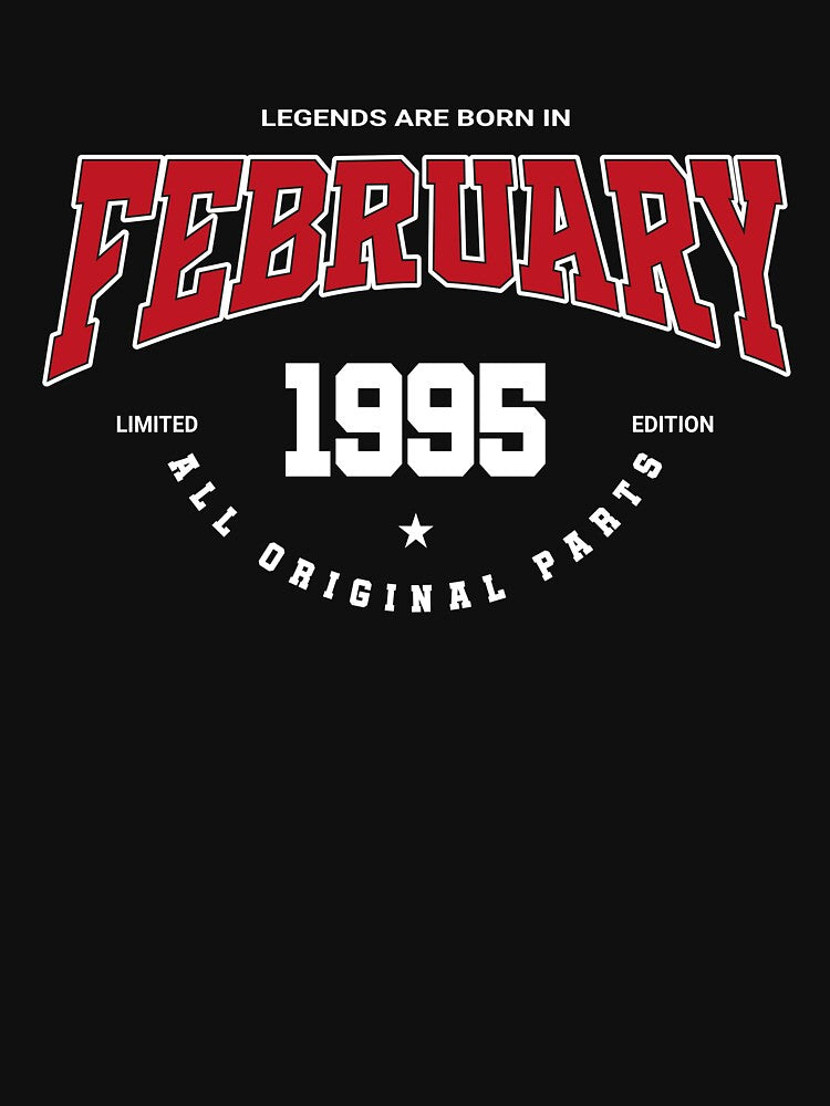 February legends 1995 by HB Shirts Hoodie, Sweatshirt | BlankRebels.com (Image 3)