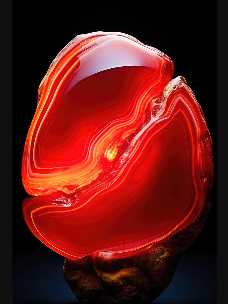 Carnelian 01 Healing Crystal by mhfoto T-Shirts, Hoodie, Sweatshirt | BlankRebels.com (Image 3)