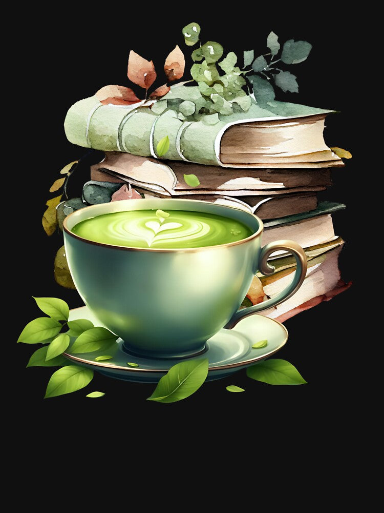 “Matcha, Books & Blooms” – Cozy Reading Vibes by MochaBookClub T-Shirts, Hoodie, Sweatshirt | BlankRebels.com (Image 3)
