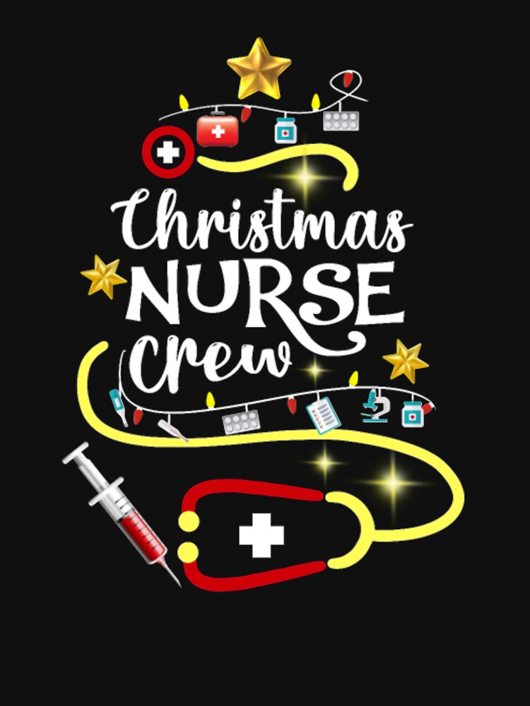 Nurse Christmas tree light happy by ClamenTaon T-Shirts, Hoodie, Sweatshirt | BlankRebels.com (Image 3)