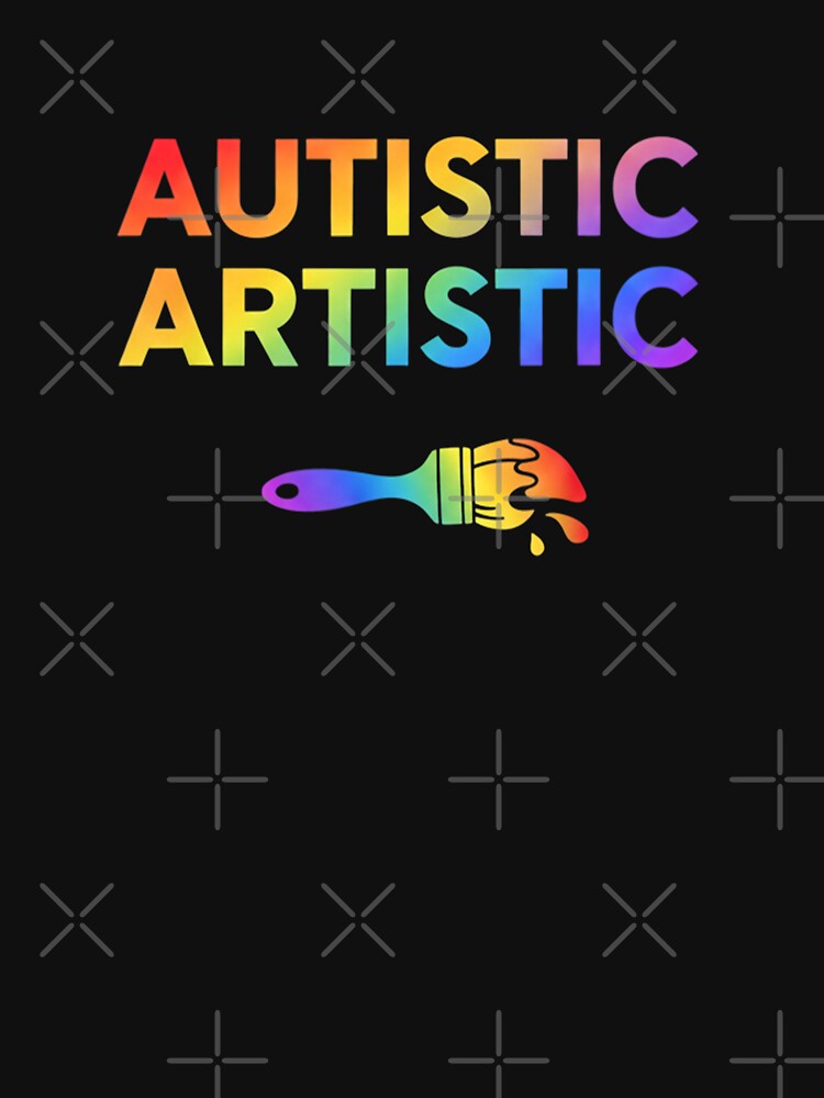 Autistic Artistic Rainbow Design by PixelQ T-Shirts, Hoodie, Sweatshirt | BlankRebels.com (Image 3)