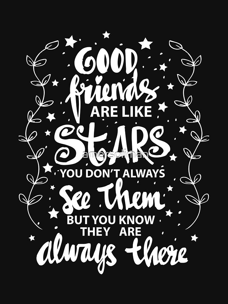 Best Friends Are Like Stars by amersoliman T-Shirts, Hoodie, Sweatshirt | BlankRebels.com (Image 3)