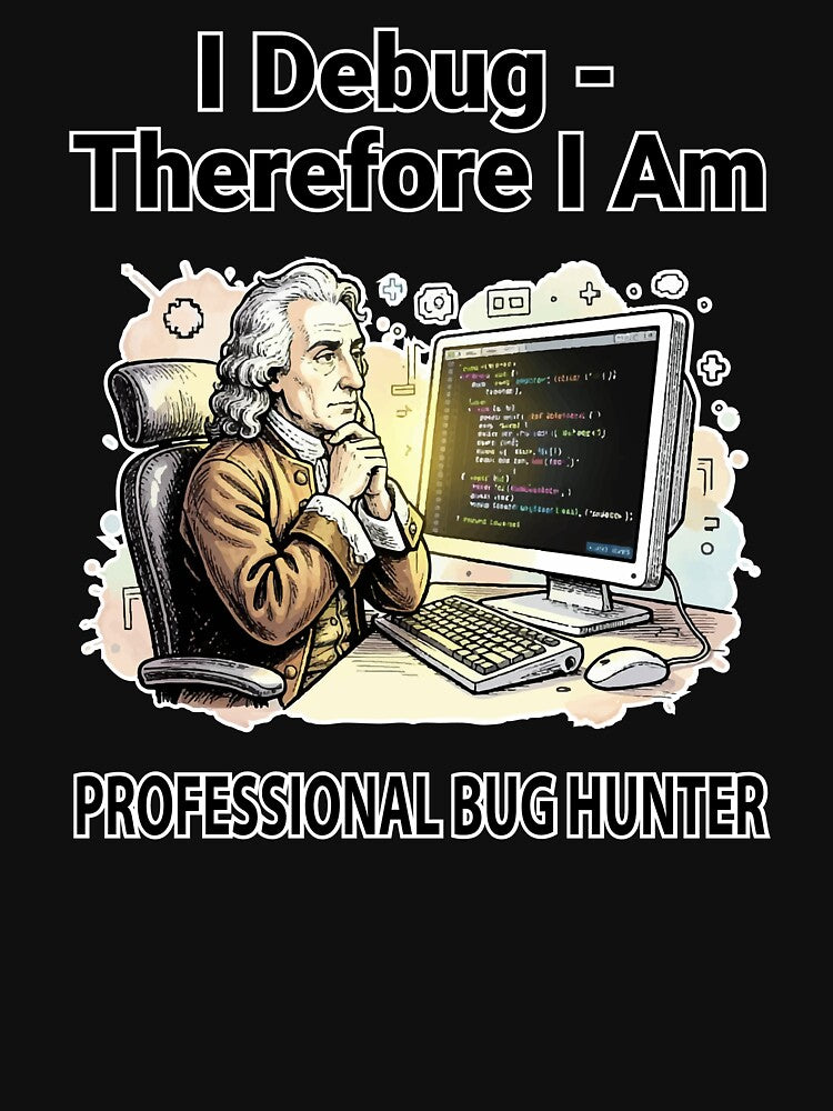I Debug Therefore I Am: Pro Bug Hunter by Moxie Ink Lady T-Shirts, Hoodie, Sweatshirt | BlankRebels.com (Image 3)