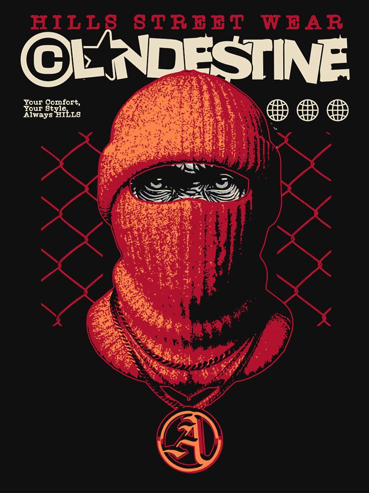 Clandestine T-Shirt | Y2K & Street Style T-Shirt by Hills-store Hoodie, Sweatshirt | BlankRebels.com (Image 2)