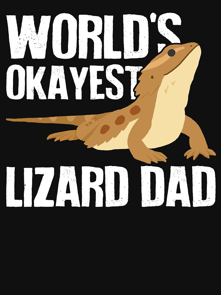 World's Okayest Lizard Dad by Clara Hollins T-Shirts, Hoodie, Sweatshirt | BlankRebels.com (Image 3)