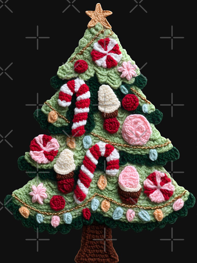 Christmas Tree (Embroidered) by NF Designs Studio DTF T-Shirts, Hoodie, Sweatshirt | BlankRebels.com (Image 3)