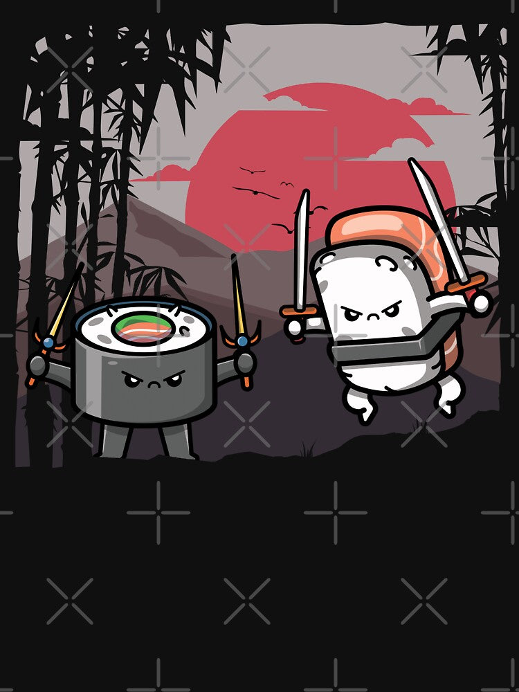 Funny Sushi Samurai Cute Kawaii Sushi Lover Japanese Cuisine by MintedFresh T-Shirts, Hoodie, Sweatshirt (Image 3)