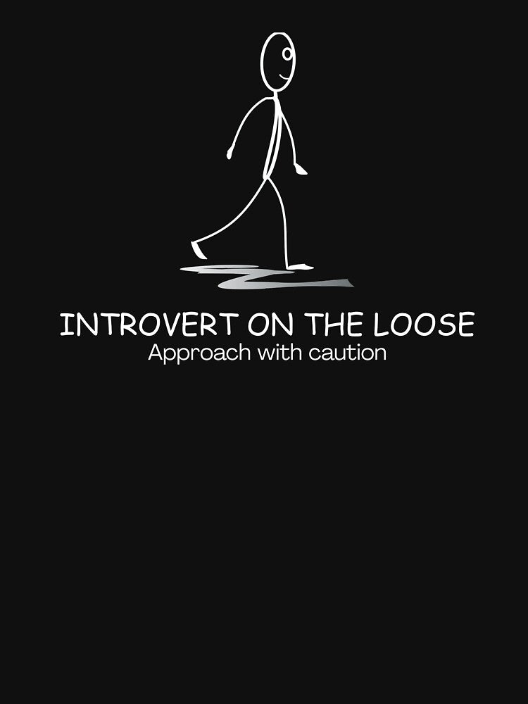 Introvert on the Loose – Funny Introvert Safari Humor Shirt by AdamIntrovert