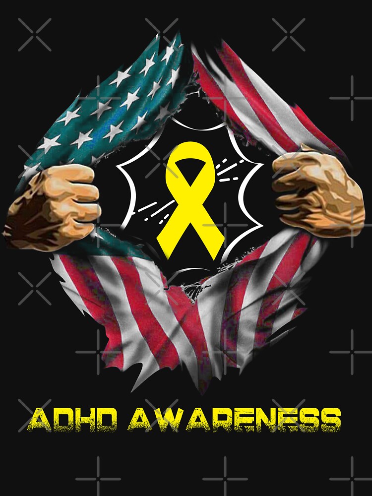 ADHD Awareness American Flag by ArangoaStore T-Shirts, Hoodie, Sweatshirt | BlankRebels.com (Image 2)