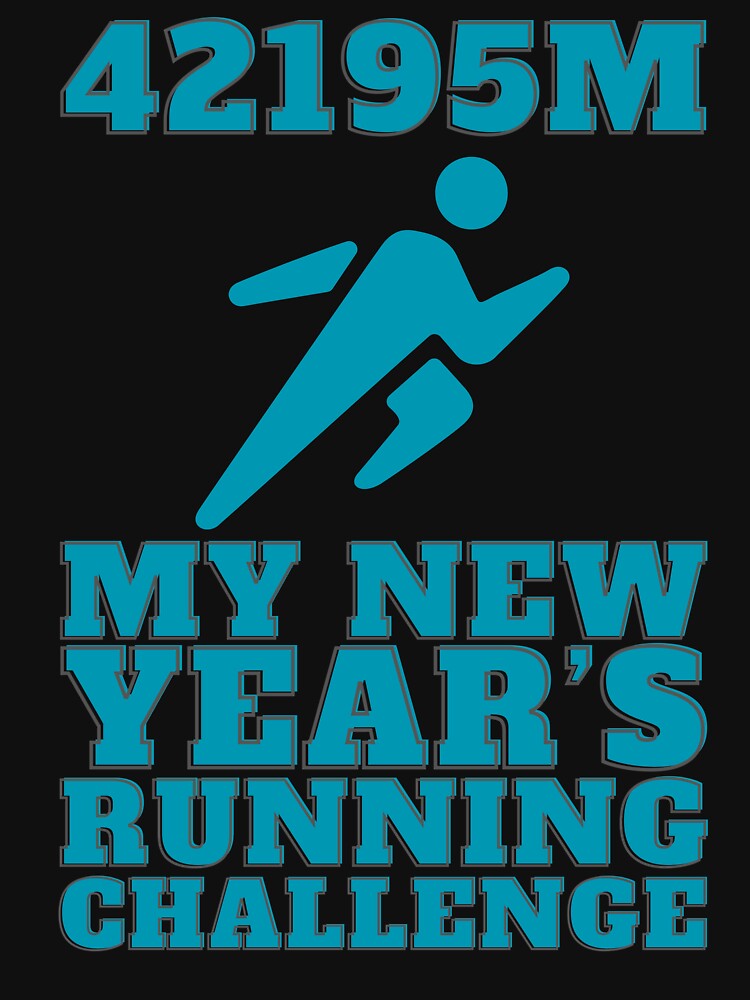 My New Years Running Challenge 2024 Marathon Running 2024 Runners t-shirt by MarsLights
