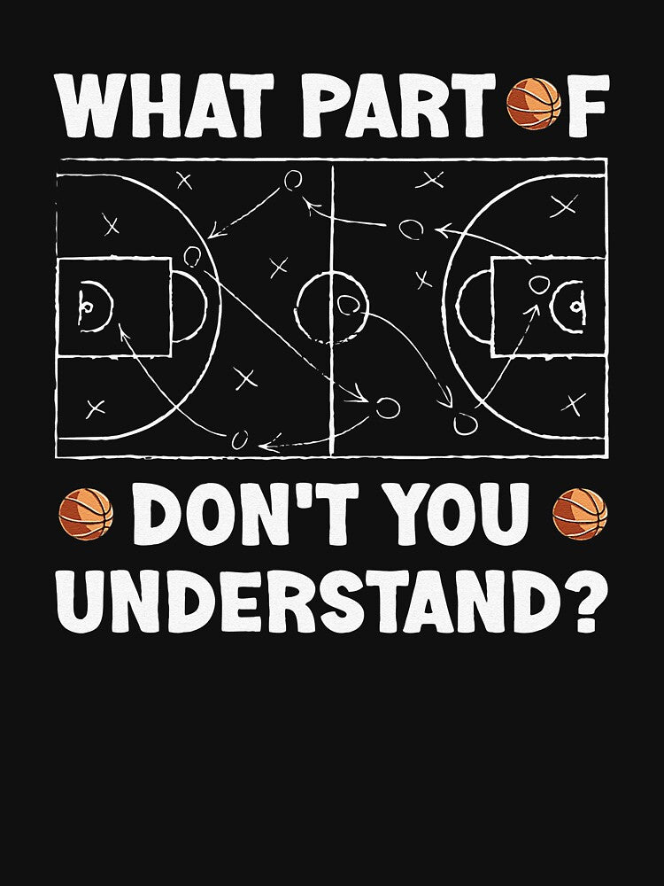 Basketball What Part Of Don't You Understand Funny quote by lisaescamilla T-Shirts, Hoodie, Sweatshirt (Image 3)