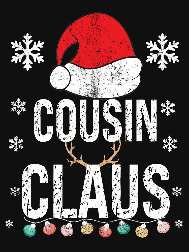 Cousin Claus Family Matching Xmas Light Funny Christmas Pajama by ZANNIX T-Shirts, Hoodie, Sweatshirt (Image 3)