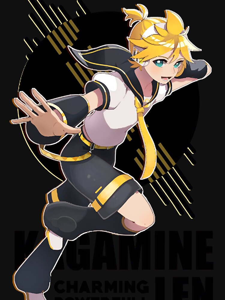 Kagamine Len - Charming Powerfull by Schromen20 T-Shirts, Hoodie, Sweatshirt | BlankRebels.com (Image 3)