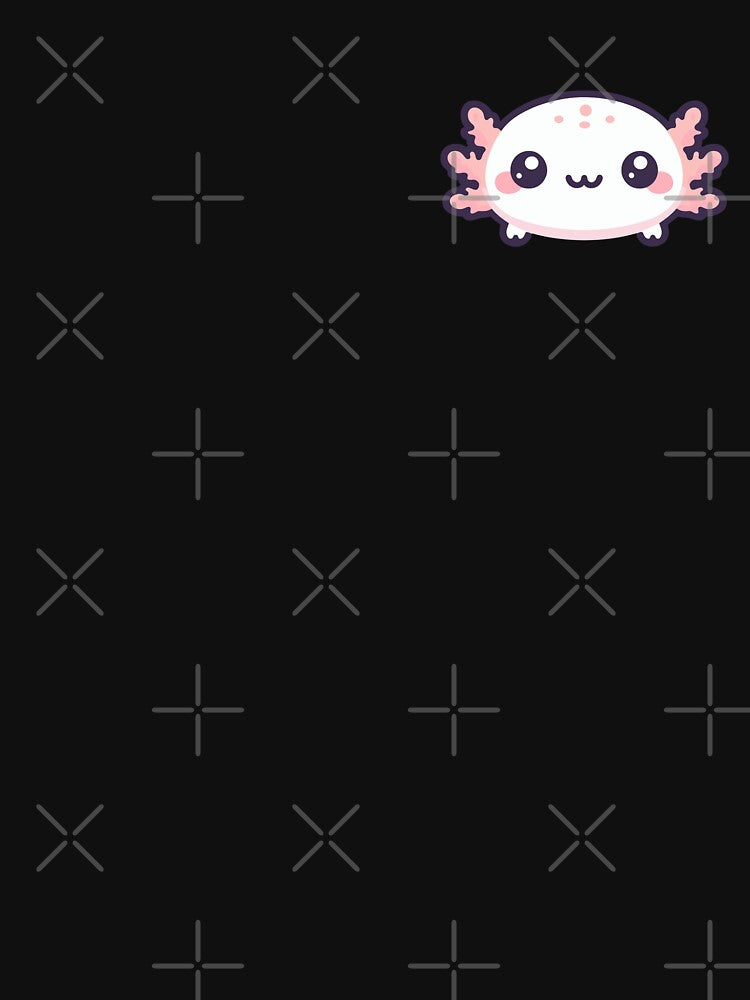 Cute Vectoral Axolotl Face by ArtfulWeave T-Shirts, Hoodie, Sweatshirt | BlankRebels.com (Image 3)