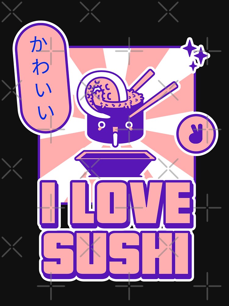 Kawaii Sushi by TamGustam T-Shirts, Hoodie, Sweatshirt | BlankRebels.com (Image 3)
