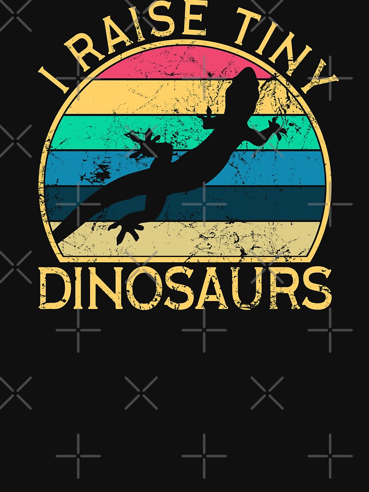 I Raise Tiny Dinosaurs Funny Leopard Gecko Mom Dad Retro by juvajay T-Shirts, Hoodie, Sweatshirt | BlankRebels.com (Image 3)