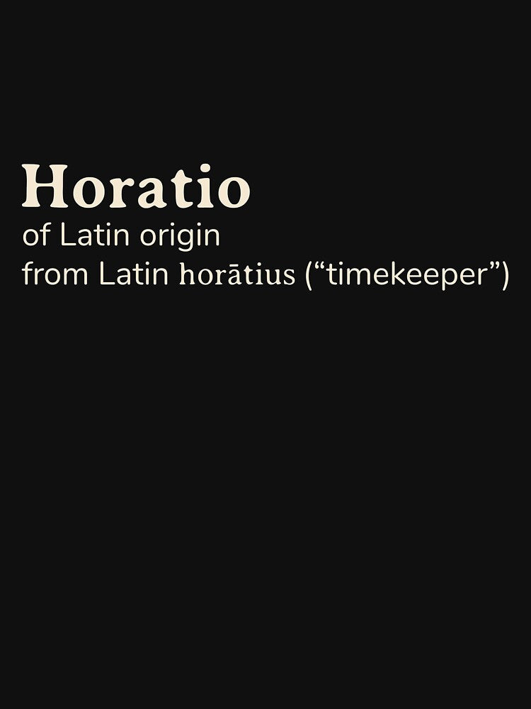 Horatio name etymology by YourNameStory T-Shirts, Hoodie, Sweatshirt | BlankRebels.com (Image 3)