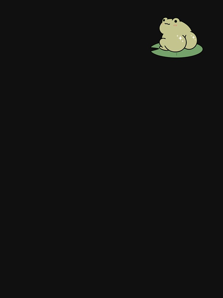 Thicc Frog Butt on Lilypad - Cute Kawaii Cottagecore Meme by Nasoohhassan T-Shirts, Hoodie, Sweatshirt (Image 3)