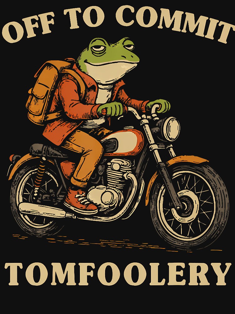 Frog Toad Cottagecore Off To Commit Tomfoolery by PatriciaKelsey T-Shirts, Hoodie, Sweatshirt | BlankRebels.com (Image 3)
