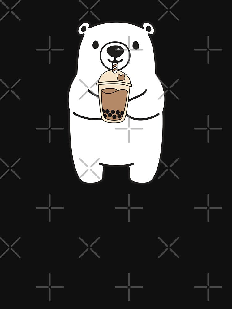 Cute bear loves boba by Artistusha T-Shirts, Hoodie, Sweatshirt | BlankRebels.com (Image 3)