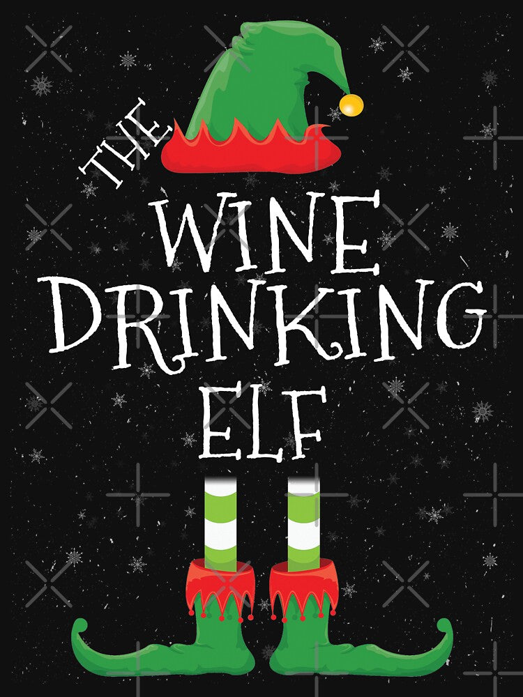 Wine Drinking Elf Family Matching Christmas Group Funny Gift by DavisHasari T-Shirts, Hoodie, Sweatshirt (Image 3)