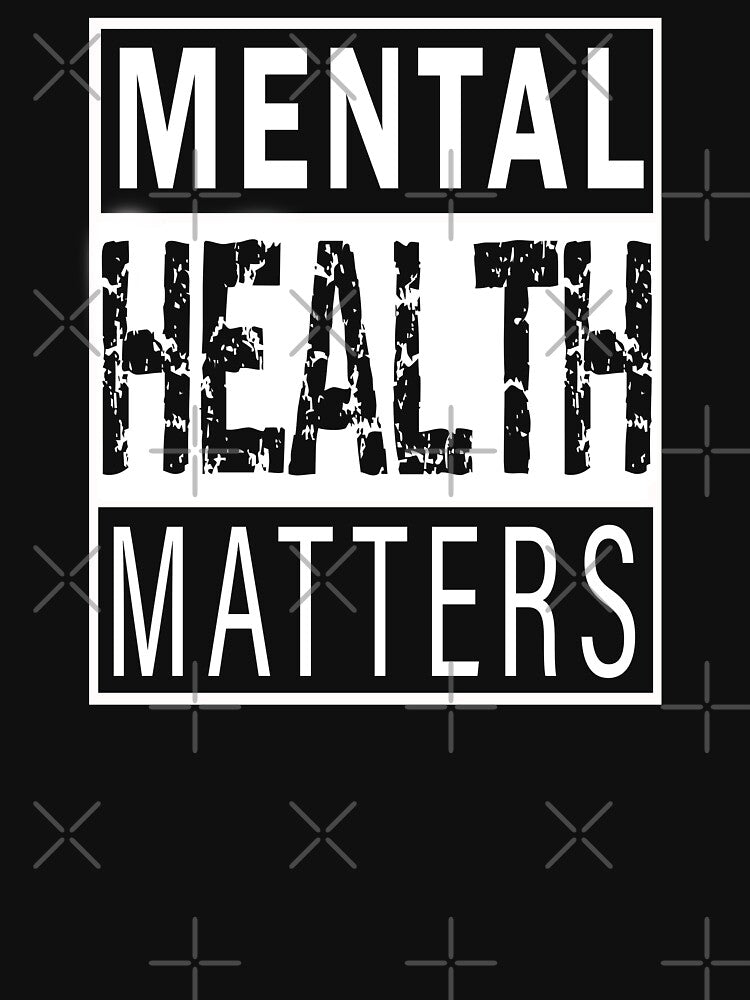 Mental Health Matters T-Shirt by Vasyl  Chernovol