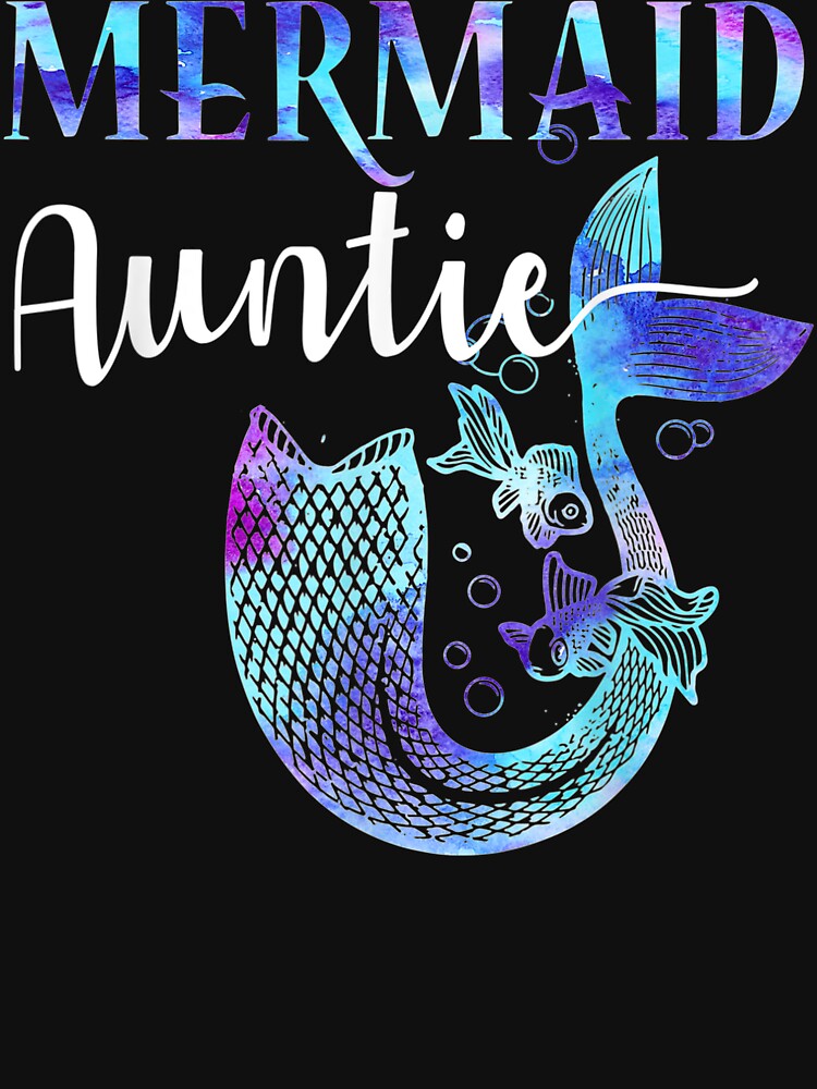 Niece'S Birthday Outfit Funny Mermaid Auntie by DianaStudio T-Shirts, Hoodie, Sweatshirt | BlankRebels.com (Image 3)