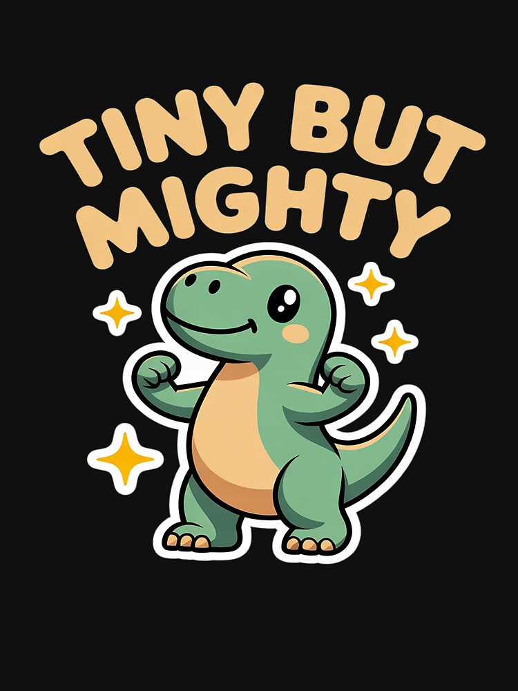 Tiny But Mighty Cute Baby T-Rex Dinosaur by HORIZBoutique T-Shirts, Hoodie, Sweatshirt | BlankRebels.com (Image 3)