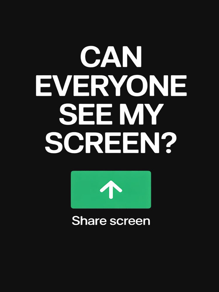 Can Everyone See My Screen Novelty Graphic Home-Based Worker by tabdejinti T-Shirts, Hoodie, Sweatshirt (Image 3)