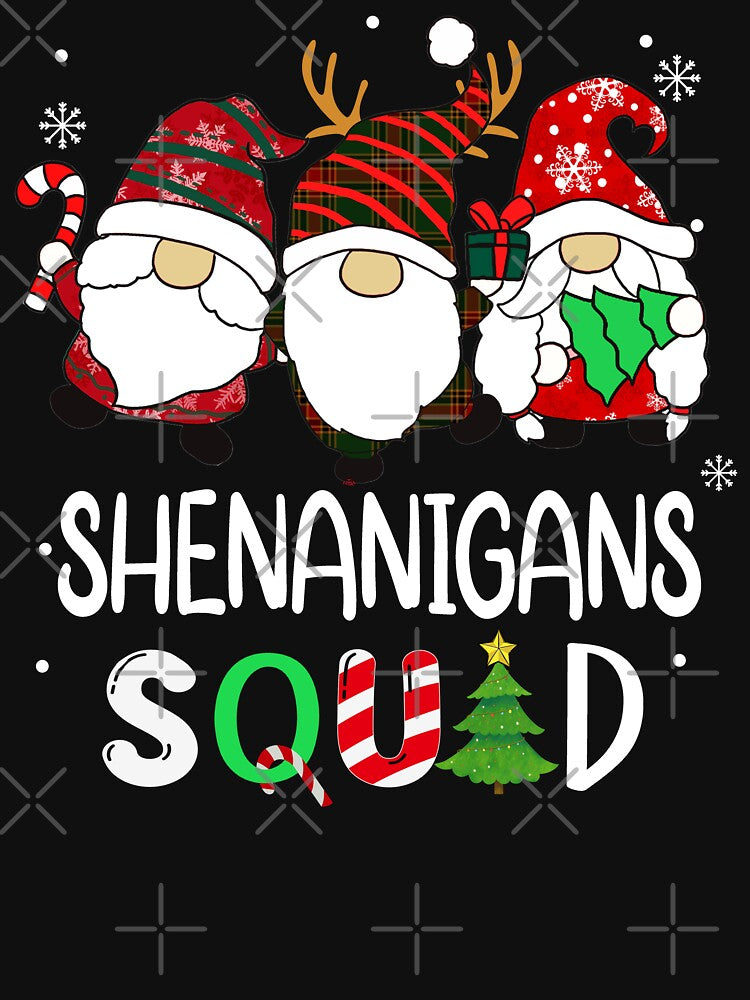 family christmas gnome shirt , Shenanigans Squad gnomes Christmas Pajama xmas shirt by ZAIN JAMAL Hoodie,... (Image 3)