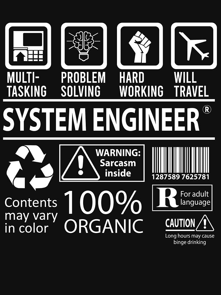 System Engineer by ginawilliams39 T-Shirts, Hoodie, Sweatshirt | BlankRebels.com (Image 3)