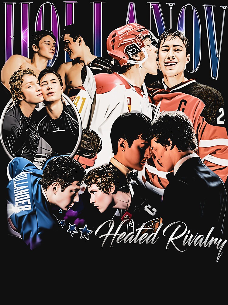 Vintage Bootleg Heated Rivalry Hollander Rozanov Hockey Romance Art by maitivi T-Shirts, Hoodie, Sweatshirt (Image 3)
