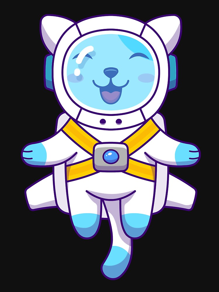 Astrocat - Cute Astronaut Cat Dream by skeierleber4327 T-Shirts, Hoodie, Sweatshirt | BlankRebels.com (Image 3)