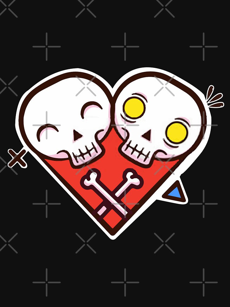 Funny Skeleton Heart Couple Love by mouad naouiri T-Shirts, Hoodie, Sweatshirt | BlankRebels.com (Image 3)