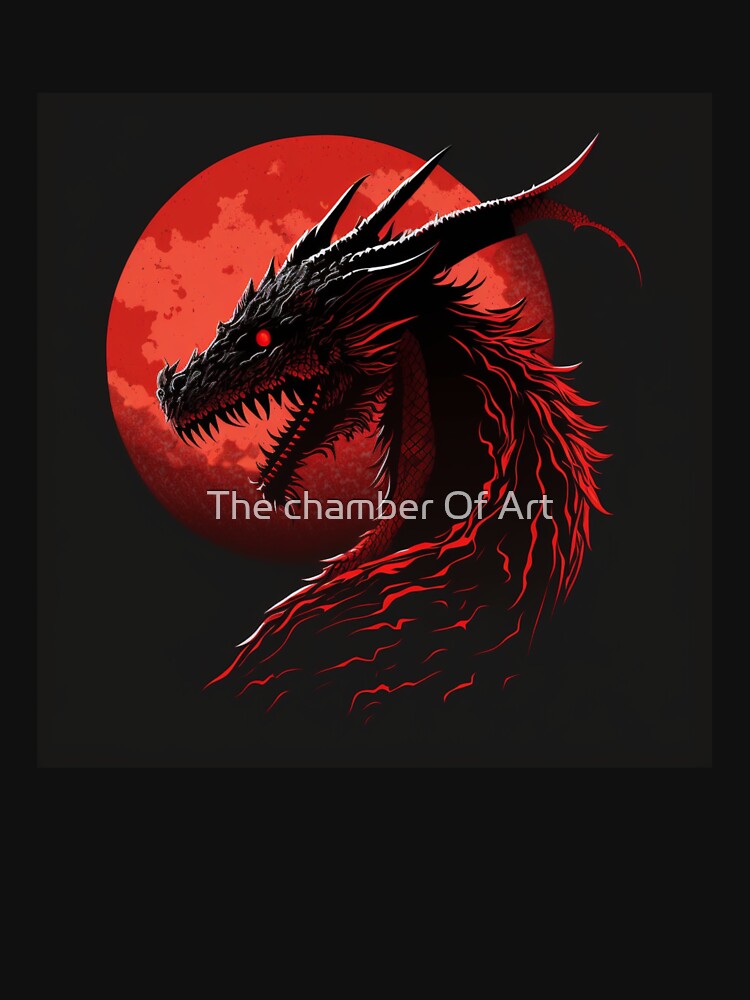 Red Dragon by Sarvgya Verma T-Shirts, Hoodie, Sweatshirt | BlankRebels.com (Image 3)