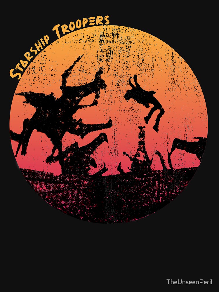 Starship Troopers (Sunset Vibe) by TheUnseenPeril T-Shirts, Hoodie, Sweatshirt | BlankRebels.com (Image 3)