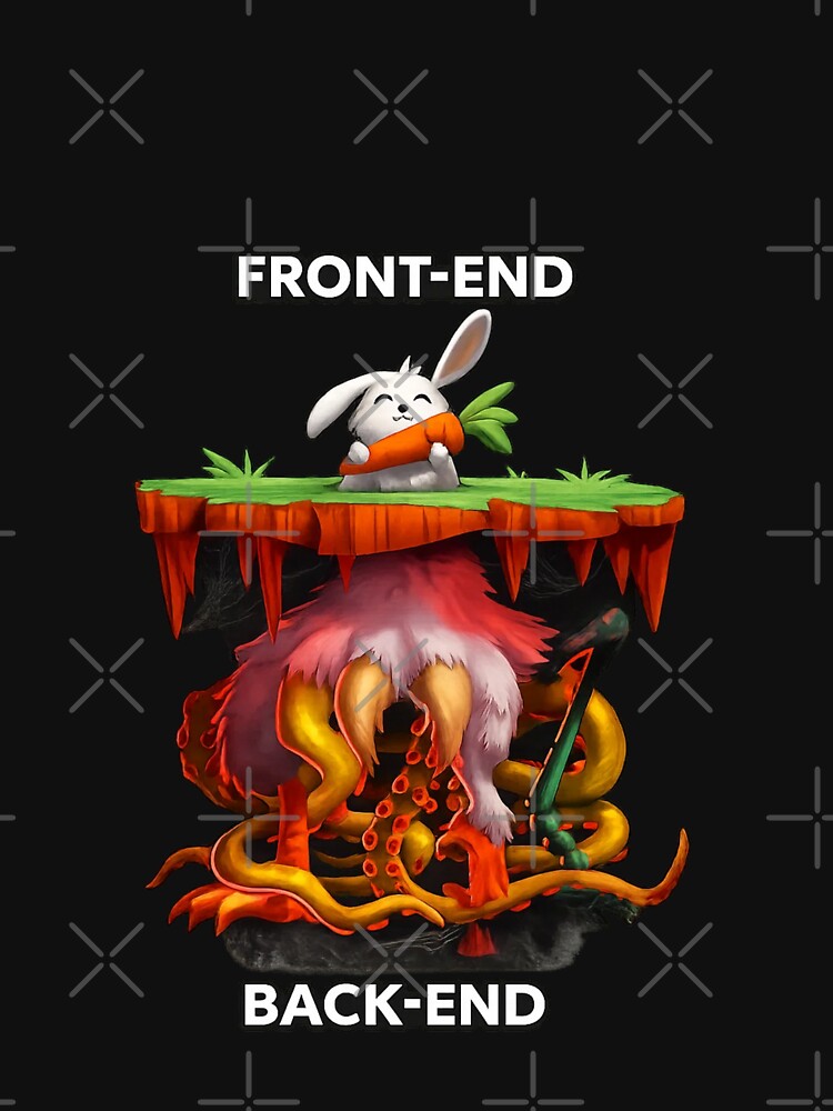 Front-End vs Back-End Developer  | Funny Programming by broggetiha1987 T-Shirts, Hoodie, Sweatshirt (Image 3)