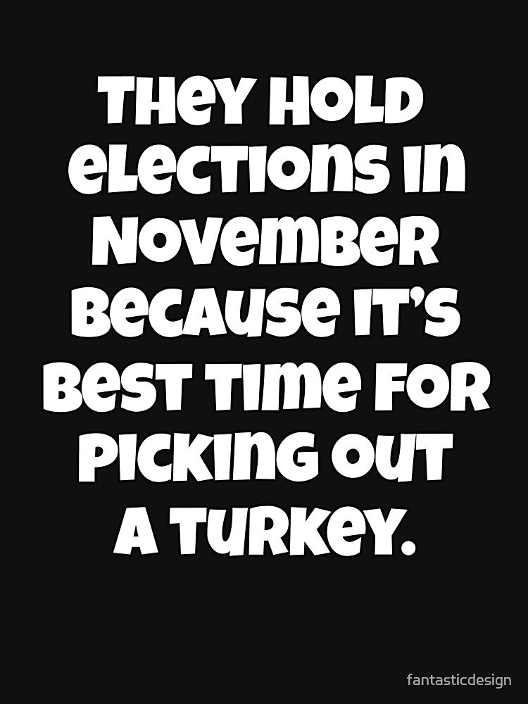 Funny Sarcastic Humor They Hold Elections In November Because by fantasticdesign T-Shirts, Hoodie, Sweatshirt (Image 3)