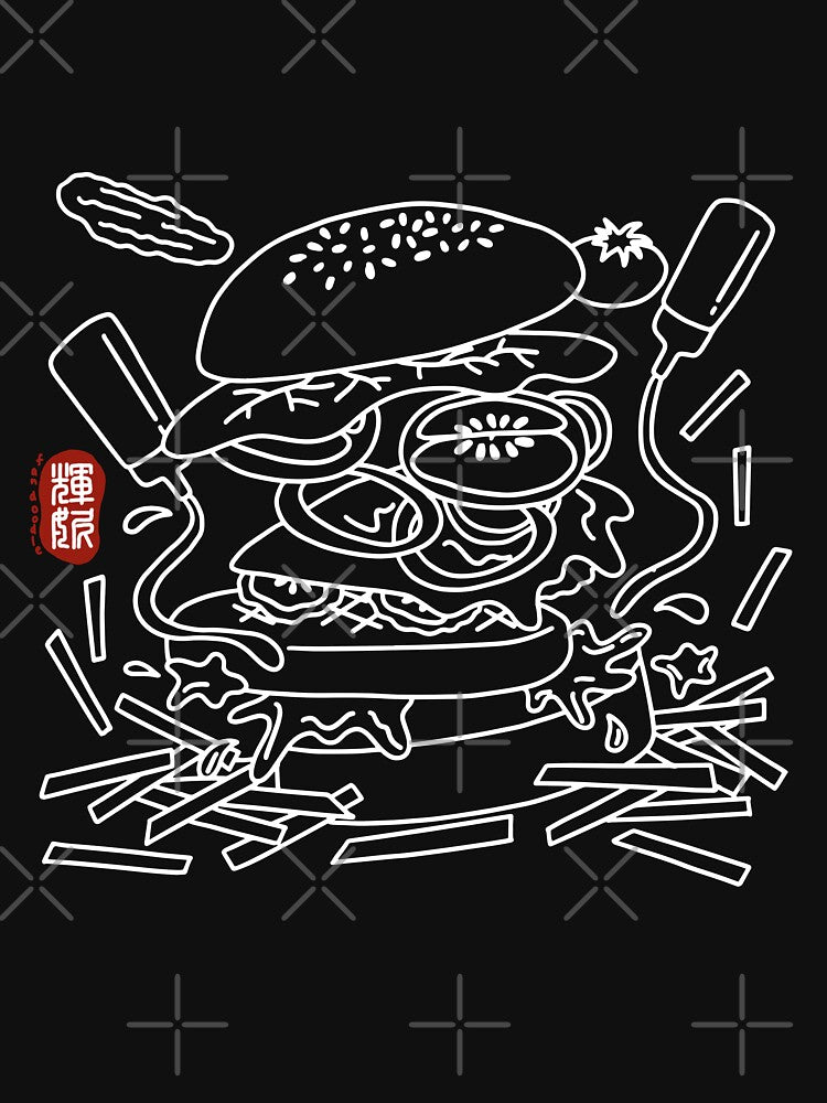 Deconstructed Burger (white) by FanDoodle T-Shirts, Hoodie, Sweatshirt | BlankRebels.com (Image 3)