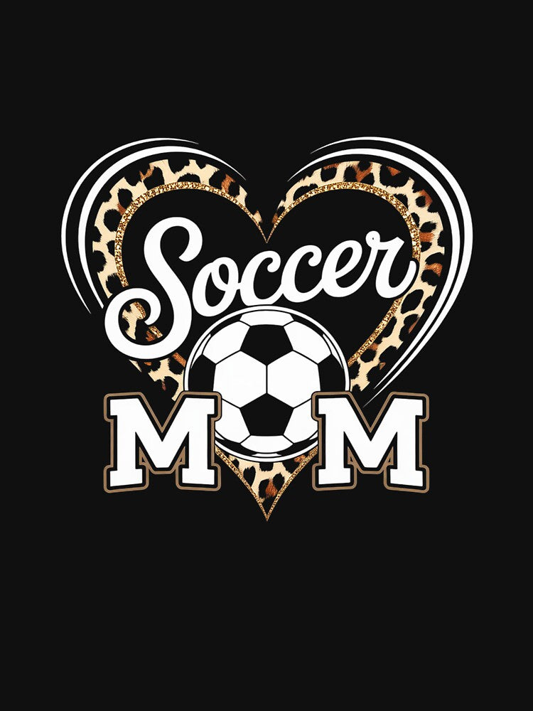 Soccer Mom Leopard Heart by Belkisallen