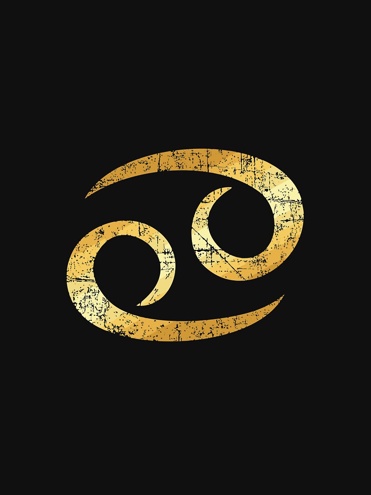 Zodiac Sign Cancer Vintage Yellow by slinkardru T-Shirts, Hoodie, Sweatshirt | BlankRebels.com (Image 3)