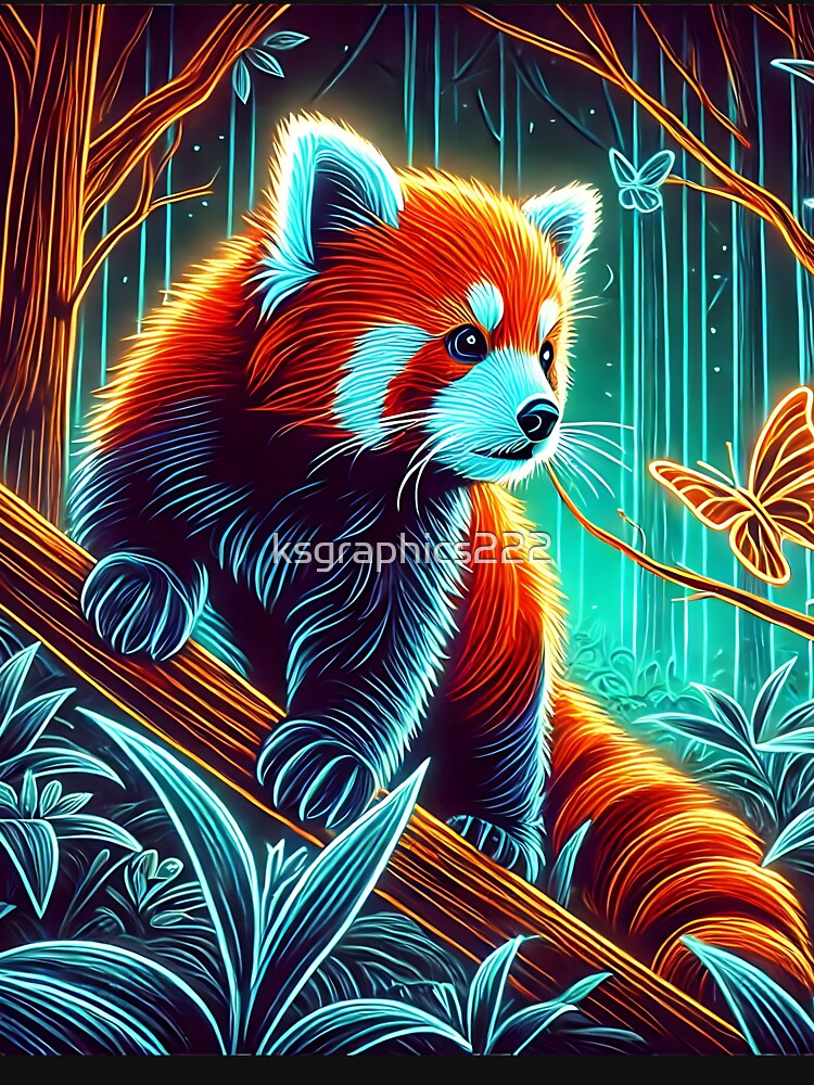 Red Panda Art #17 | Red Panda Lovers by ksgraphics222 T-Shirts, Hoodie, Sweatshirt | BlankRebels.com (Image 3)
