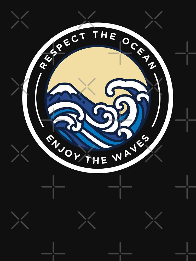 Respect Ocean Enjoy Waves T-Shirts, Hoodie, Sweatshirt