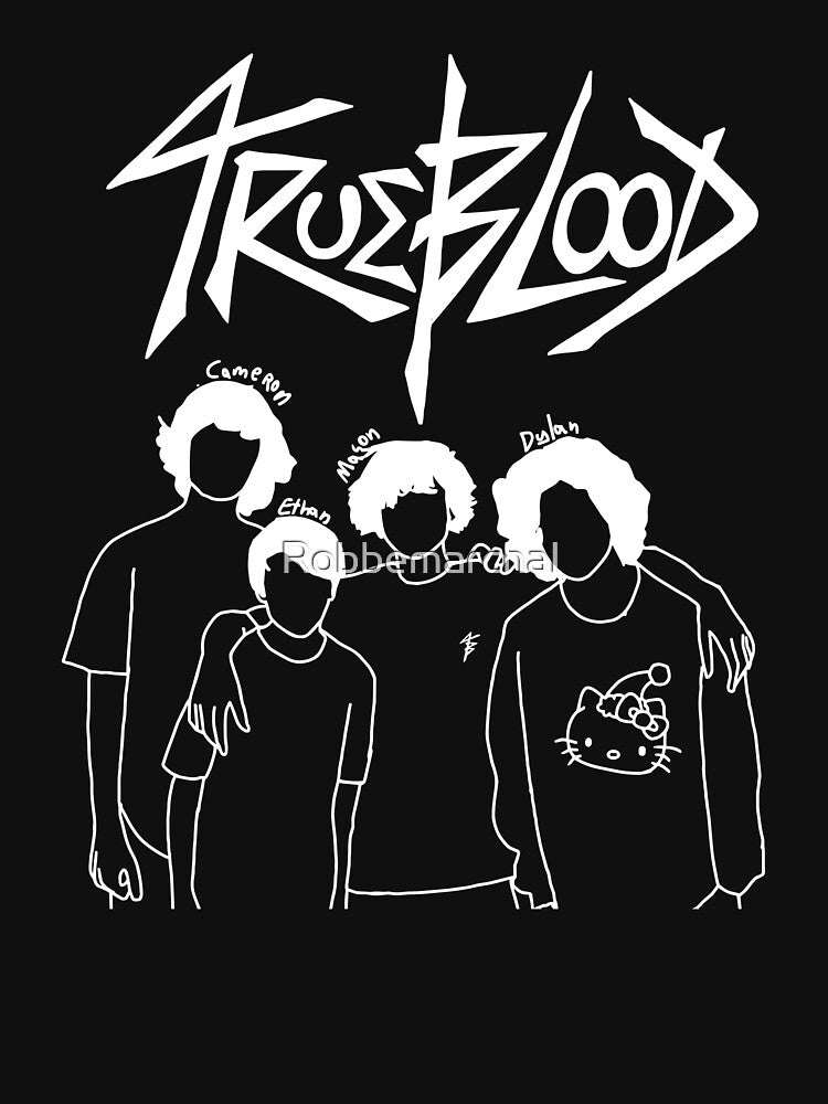 Trueblood Band Portrait by Robbemarchal T-Shirts, Hoodie, Sweatshirt | BlankRebels.com (Image 3)