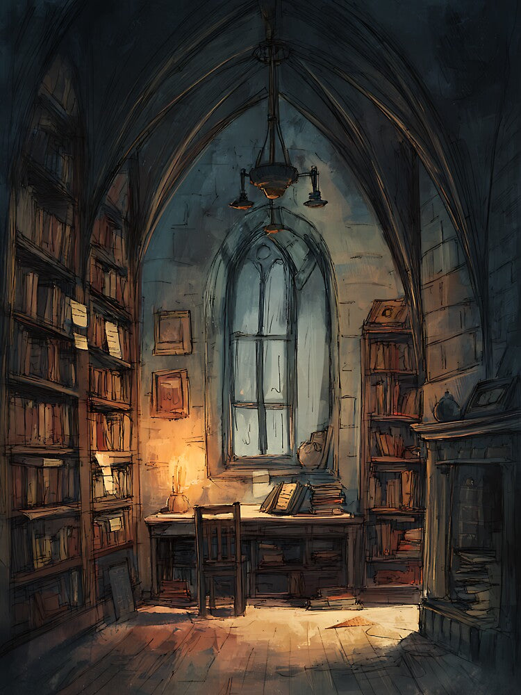 Quiet Dark Academia Study by bapupa T-Shirts, Hoodie, Sweatshirt | BlankRebels.com (Image 3)