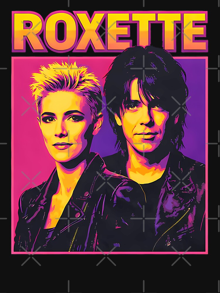 Roxette Pop Rock Band by magz T-Shirts, Hoodie, Sweatshirt | BlankRebels.com (Image 3)