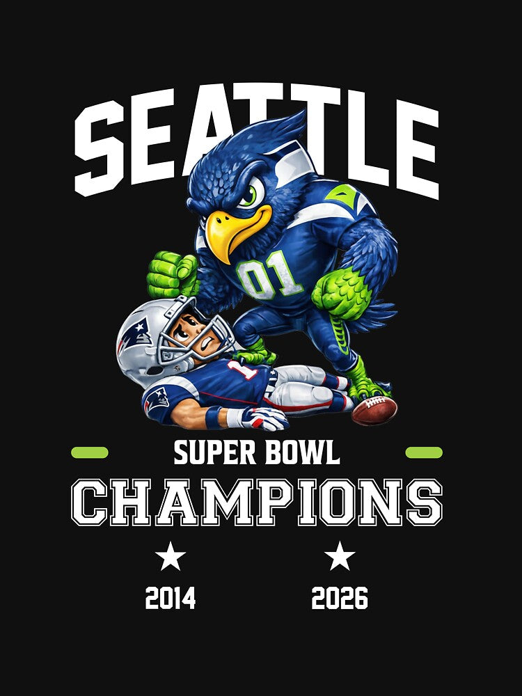 Seattle Champions 2026 by delacerdaan T-Shirts, Hoodie, Sweatshirt | BlankRebels.com (Image 3)