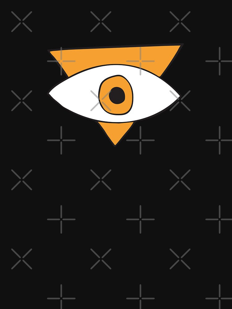 Orange Evil Eye Triangle "Happiness" by Mystikaa T-Shirts, Hoodie, Sweatshirt | BlankRebels.com (Image 3)