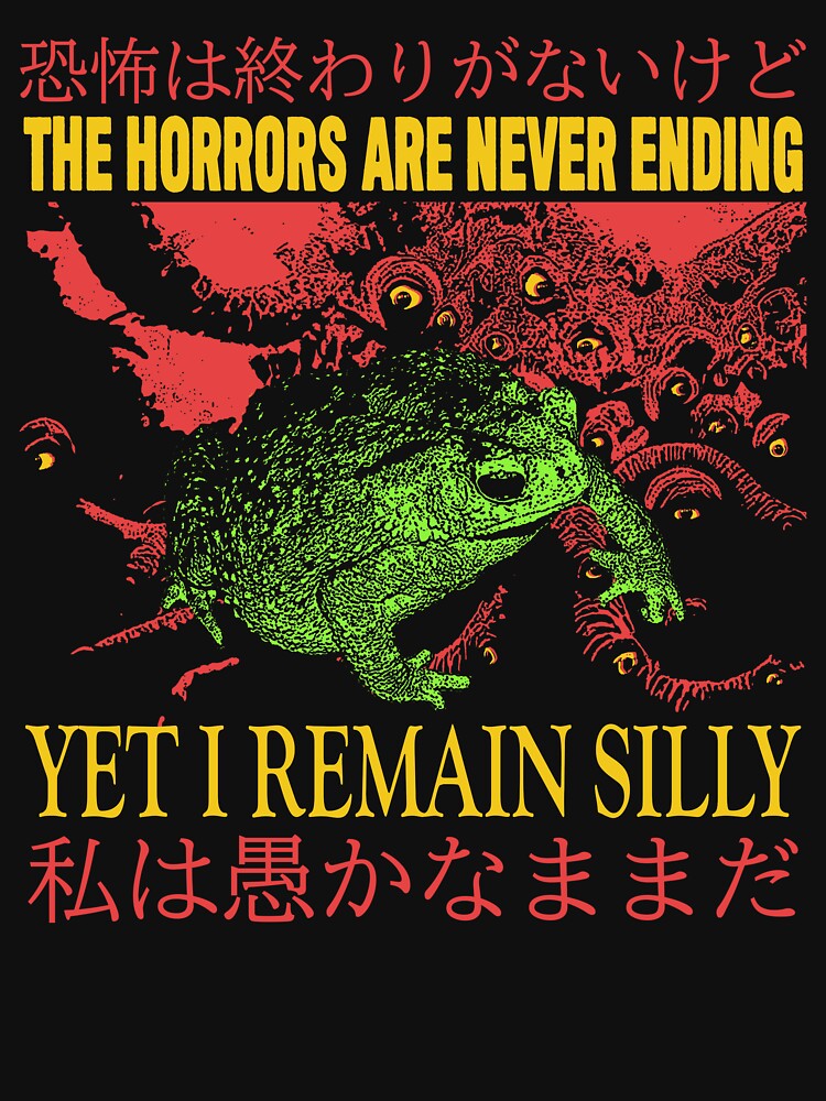 The Horrors Japanese Vintage Frog by VintageMedatsu T-Shirts, Hoodie, Sweatshirt | BlankRebels.com (Image 3)