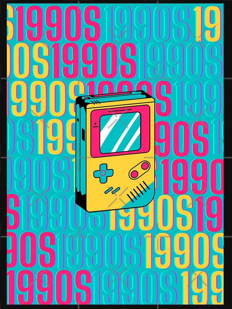 1990s retro design 19 - OG Blue Background by PunjabanJatti T-Shirts, Hoodie, Sweatshirt | BlankRebels.com (Image 3)